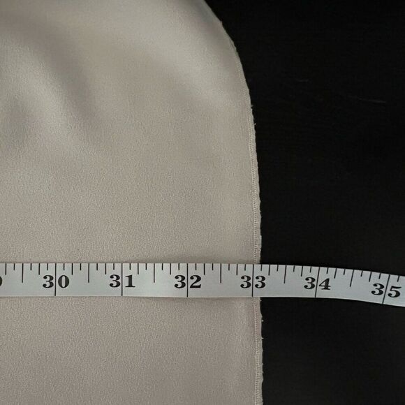 AllSaints Womens Dress US 0 Beige Pink Mesh Lace Sleeveless V-Neck Zip Closure - Picture 9 of 9